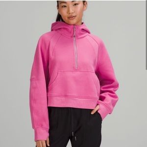 Lululemon Half Zip Scuba - Pink Blossom 🌸 XS/S